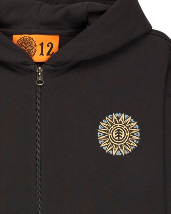 2 Timber Take A Hike - Kapuzenpulli mit Rei&szlig;verschluss f&uuml;r Jungen 8-16 Schwarz ELBSF00229 Element