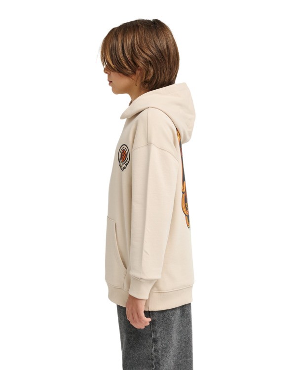 3 Timber Hermit - Felpa con cappuccio da Ragazzo 8-16 Beige ELBSF00230 Element