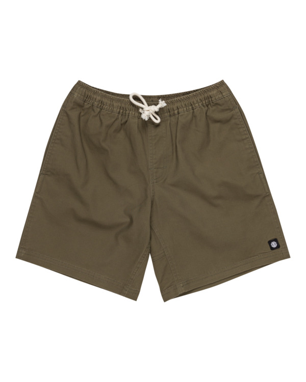 0 Chillin Classic 15.7" - Elastic Waist Walkshorts for Boys 8 - 16 Green ELBWS00117 Element