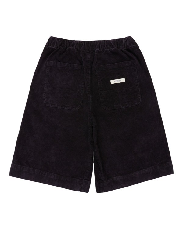 1 Big - Bermuda di Velluto da Ragazzo 8-16 Black ELBWS00124 Element