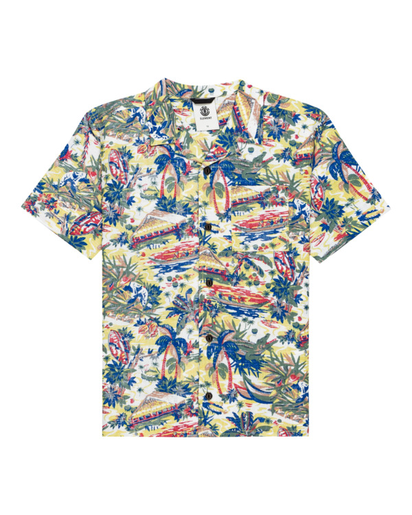 0 Thalweg - Short Sleeve Shirt for Boys 8-16 Beige ELBWT00102 Element
