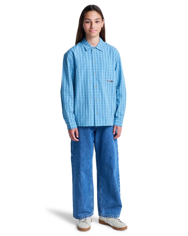 7 Napkins Y - Long Sleeve Shirt for Boys 8-16 Blue ELBWT00114 Element