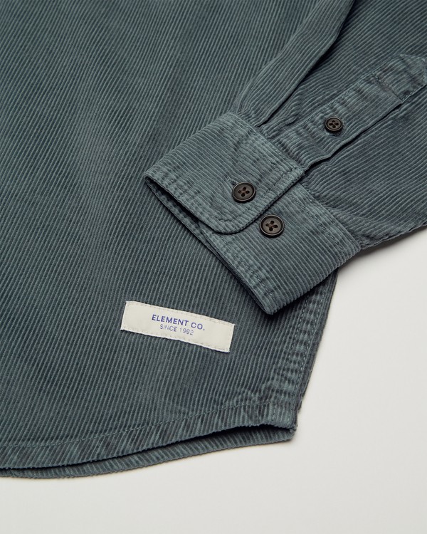 4 Button Down Regular Gris ELBWT00121 Element