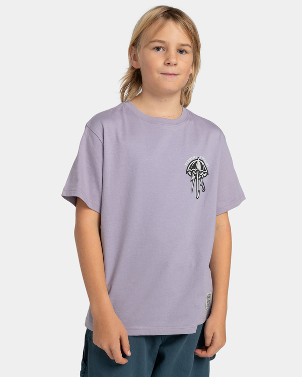 2 Element x Timber Angry Clouds - T-shirt pour Garçon 8-16 ans Violet ELBZT00125 Element