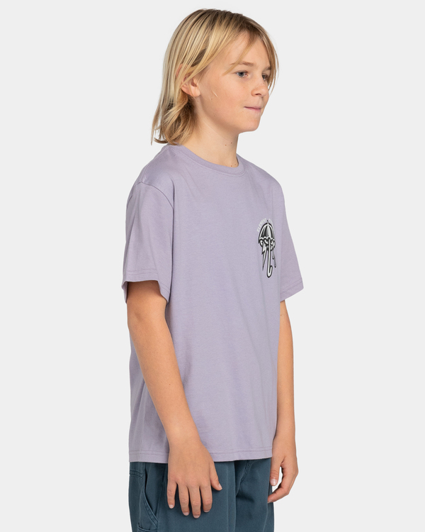 3 Element x Timber Angry Clouds - T-shirt pour Garçon 8-16 ans Violet ELBZT00125 Element
