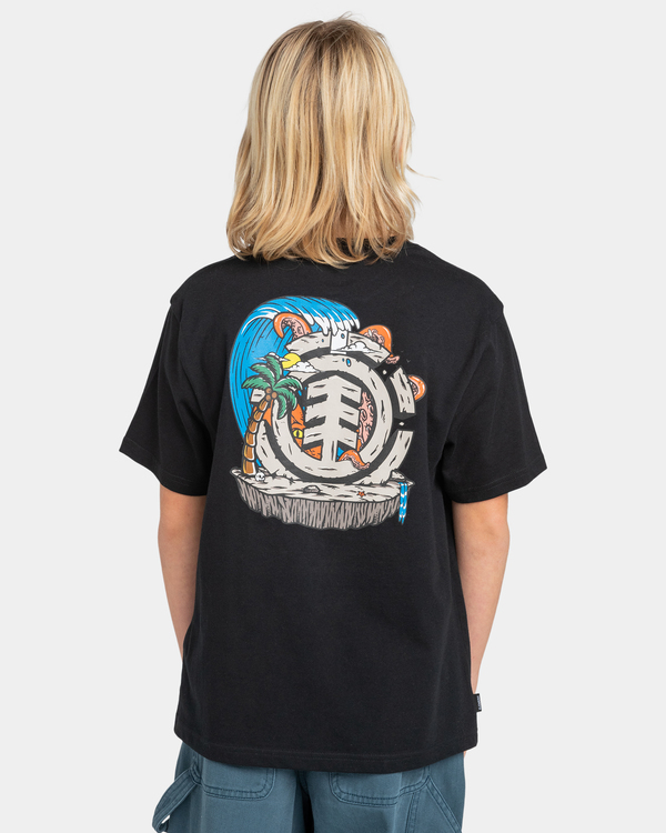 6 Icon Island - T-Shirt for Boys 8-16 Blue ELBZT00134 Element