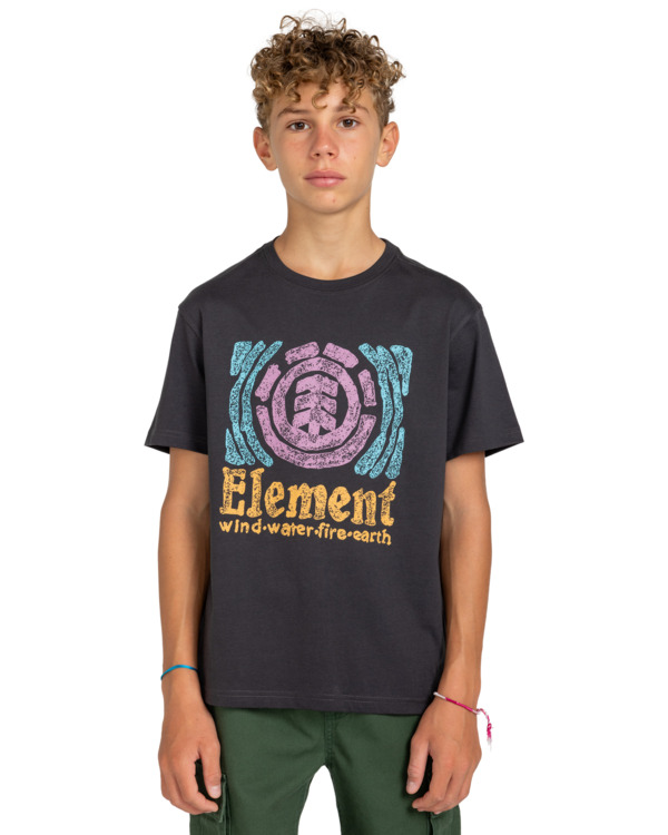 2 Volley - T-Shirt for Boys 8-16 Black ELBZT00178 Element