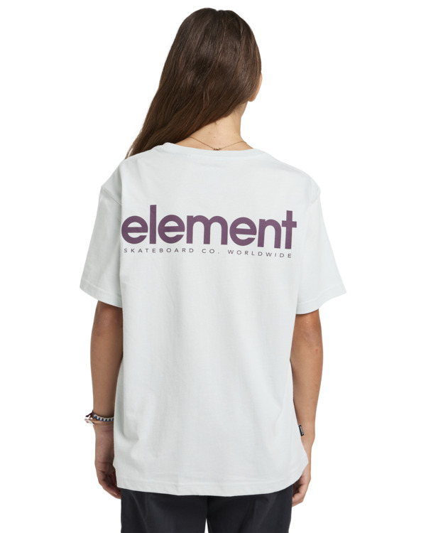 7 Simple Logo - Camiseta de manga corta para Chicos 8 - 16 años Gris ELBZT00199 Element