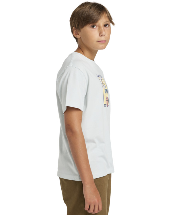 3 Happy Faceplant - Short Sleeves T-shirt for Boys 8 - 16 Grey ELBZT00203 Element