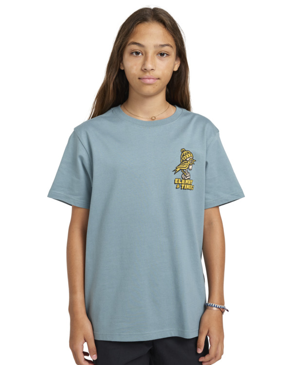 1 Birds Eye - Short Sleeves T-shirt for Boys 8 - 16 Blue ELBZT00209 Element