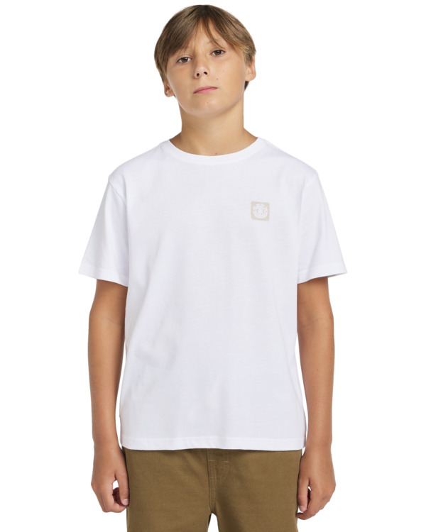 2 Halo - Short Sleeves T-shirt for Boys 8 - 16 White ELBZT00213 Element