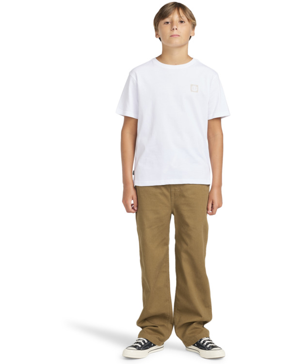 6 Halo - Short Sleeves T-shirt for Boys 8 - 16 White ELBZT00213 Element