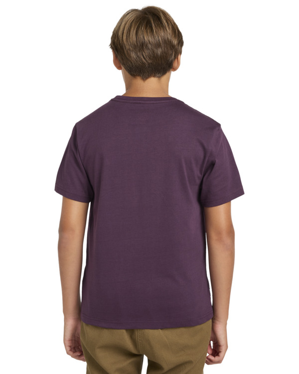 6 Say Hi - Short Sleeves T-shirt for Boys 8 - 16 Purple ELBZT00220 Element