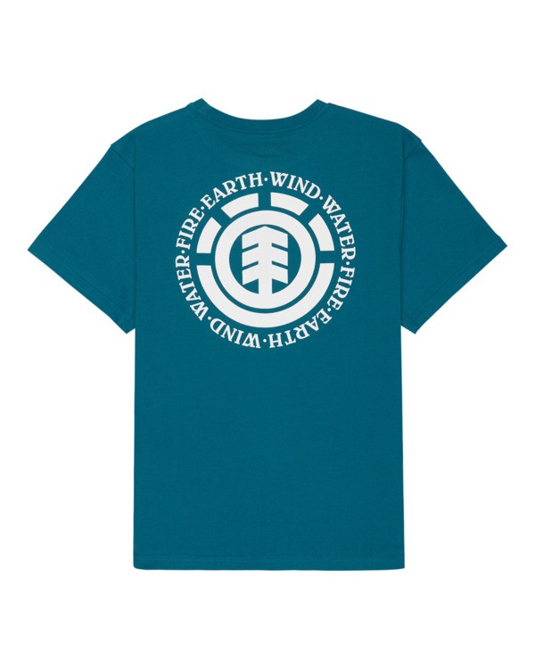 1 Seal Bp Y - Maglietta a maniche corte da Ragazzo 8-16 Blue ELBZT00225 Element