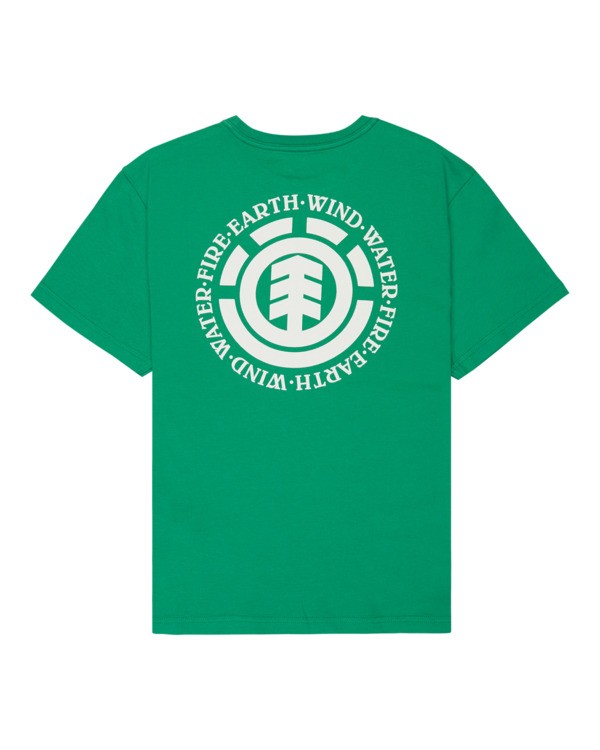 1 Seal Bp Y - Maglietta a maniche corte da Ragazzo 8-16 Green ELBZT00225 Element