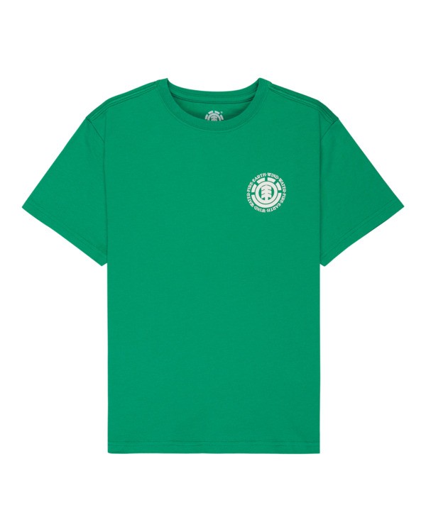 0 Seal Bp Y - Maglietta a maniche corte da Ragazzo 8-16 Green ELBZT00225 Element