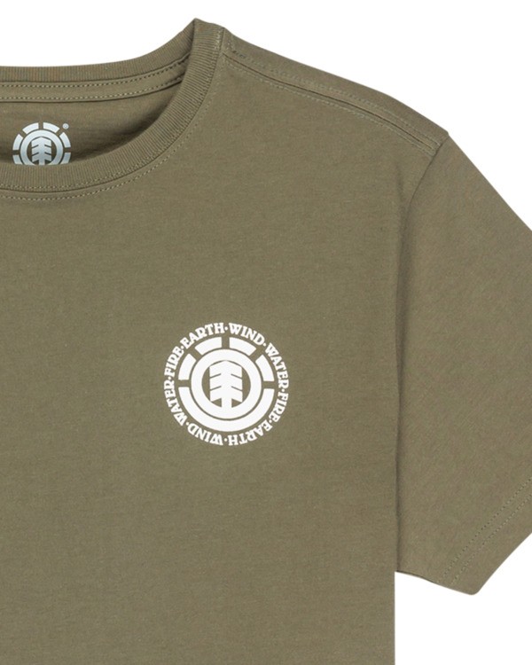 2 Seal Bp Y - T-Shirt à manches courtes pour Garçon 8-16 ans Vert ELBZT00225 Element