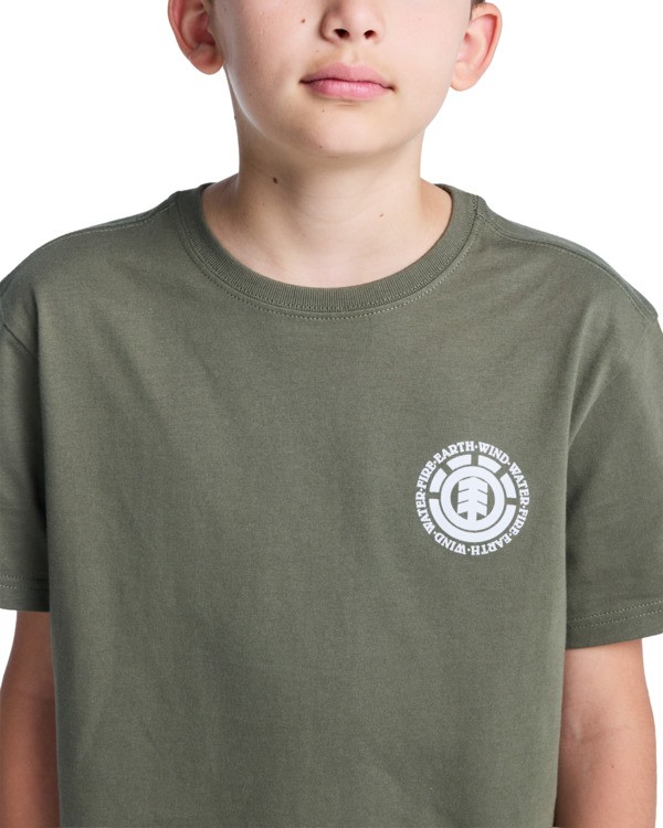 4 Seal Bp Y - T-Shirt für Jungen 8-16 Grün ELBZT00225 Element