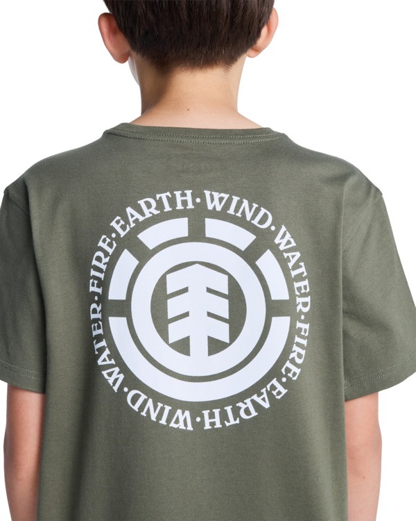 5 Seal Bp Y - T-Shirt für Jungen 8-16 Grün ELBZT00225 Element