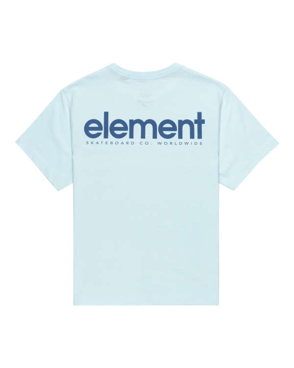 1 Simple Logo - T-shirt à manches courtes pour Garçon 8-16 Bleu ELBZT00227 Element