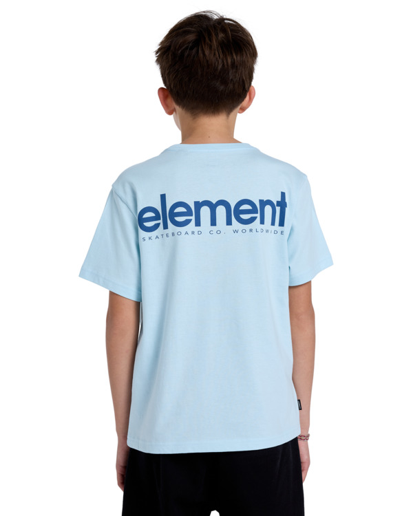 7 Simple Logo - T-shirt à manches courtes pour Garçon 8-16 Bleu ELBZT00227 Element