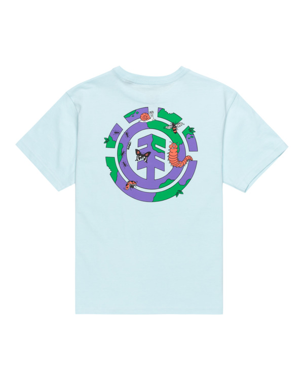 1 New World - T-shirt met Korte mouw voor Jongens 8-16 Blue ELBZT00234 Element