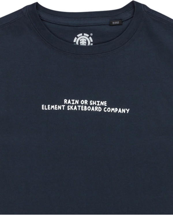 2 Rain Or Shine - T-shirt met Korte mouw voor Jongens 8-16 Blue ELBZT00235 Element