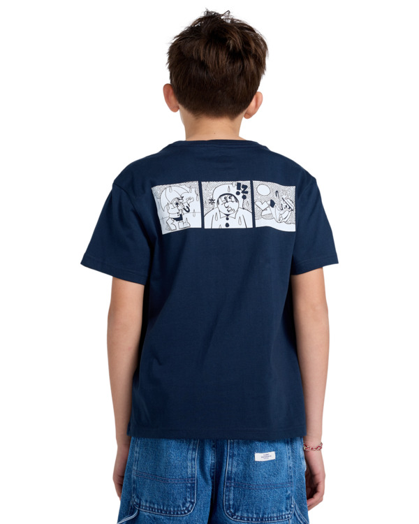 7 Rain Or Shine - T-shirt met Korte mouw voor Jongens 8-16 Blue ELBZT00235 Element