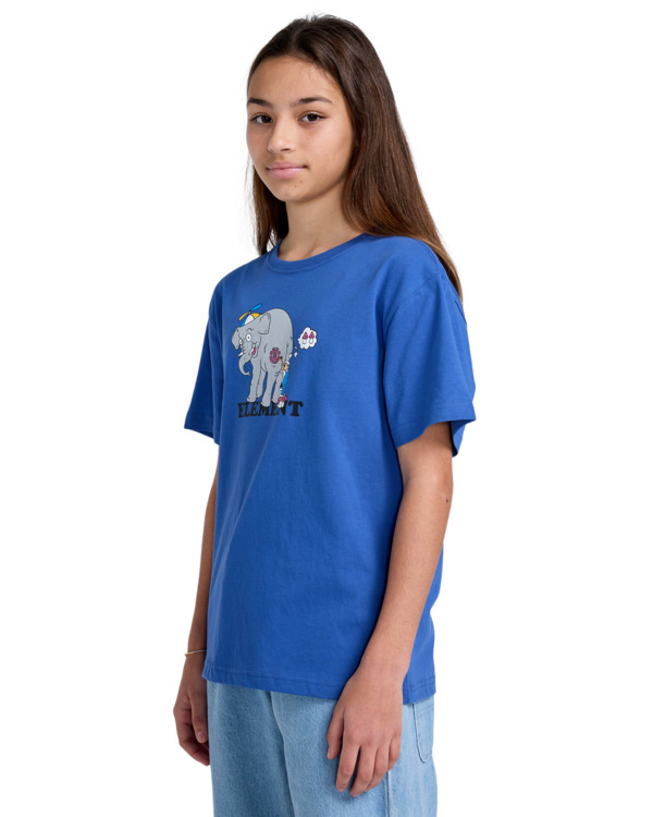 4 Paintjob - T-shirt met Korte mouw voor Jongens 8-16 Blue ELBZT00236 Element