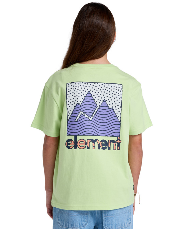 7 Joint Texture - T-shirt met Korte mouw voor Jongens 8-16 Green ELBZT00239 Element