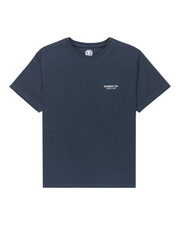 0 Element Co Y - Short Sleeve T-Shirt for Boys 8-16 Blue ELBZT00248 Element