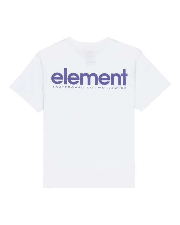 1 Lowcase Bp Y - T-Shirt à manches courtes pour Garçon 8-16 ans Blanc ELBZT00249 Element
