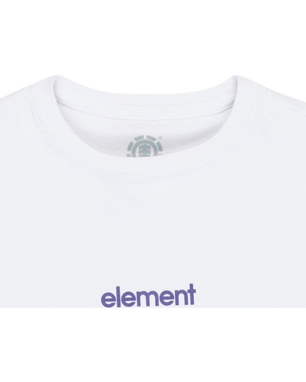 2 Lowcase Bp Y - T-Shirt à manches courtes pour Garçon 8-16 ans Blanc ELBZT00249 Element