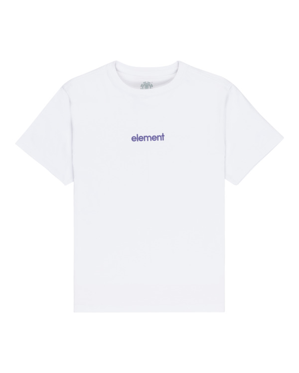 0 Lowcase Bp Y - T-Shirt à manches courtes pour Garçon 8-16 ans Blanc ELBZT00249 Element