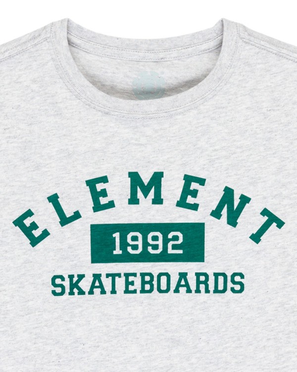 2 Home Team Y - T-Shirt à manches courtes pour Garçon 8-16 ans Gris ELBZT00250 Element