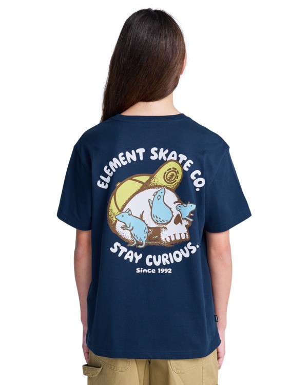 7 Curious Y - T-Shirt für Jungen 8-16 Blau ELBZT00252 Element