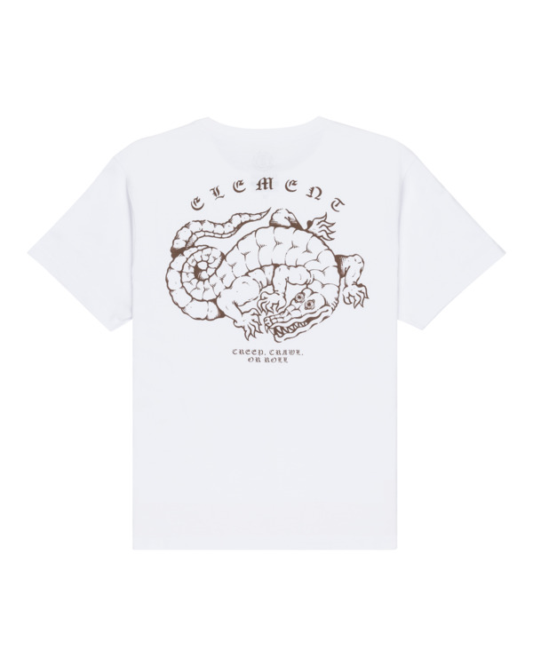 1 Aligator Y - T-shirt de manga curta para Rapazes 8-16 Branco ELBZT00254 Element