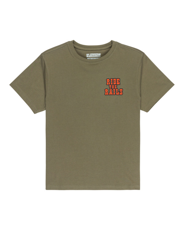 0 Timber Guard Dogs Y - Short Sleeve T-Shirt for Boys 8-16 Green ELBZT00256 Element