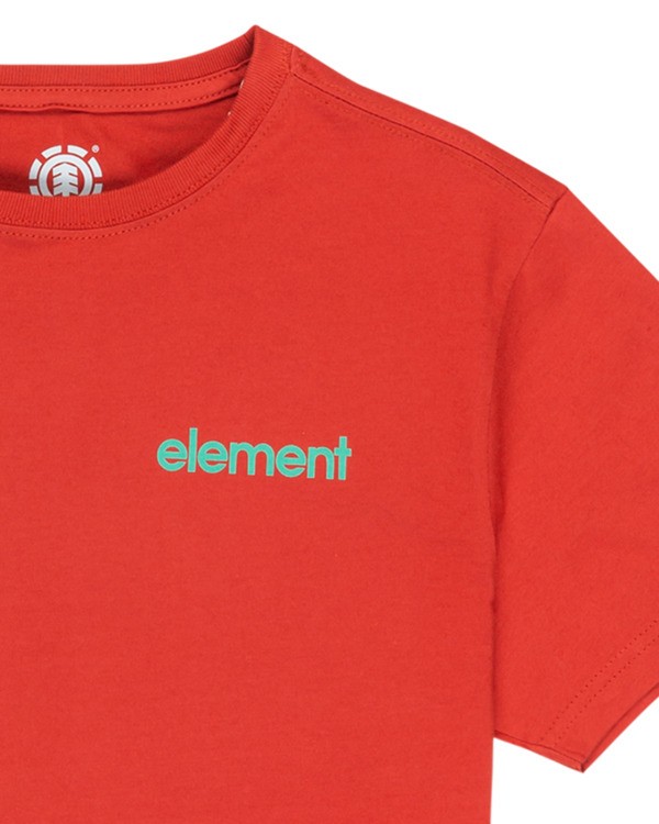 2 Stone Age Y - Camiseta de manga corta para chicos 8-16 Rojo ELBZT00261 Element