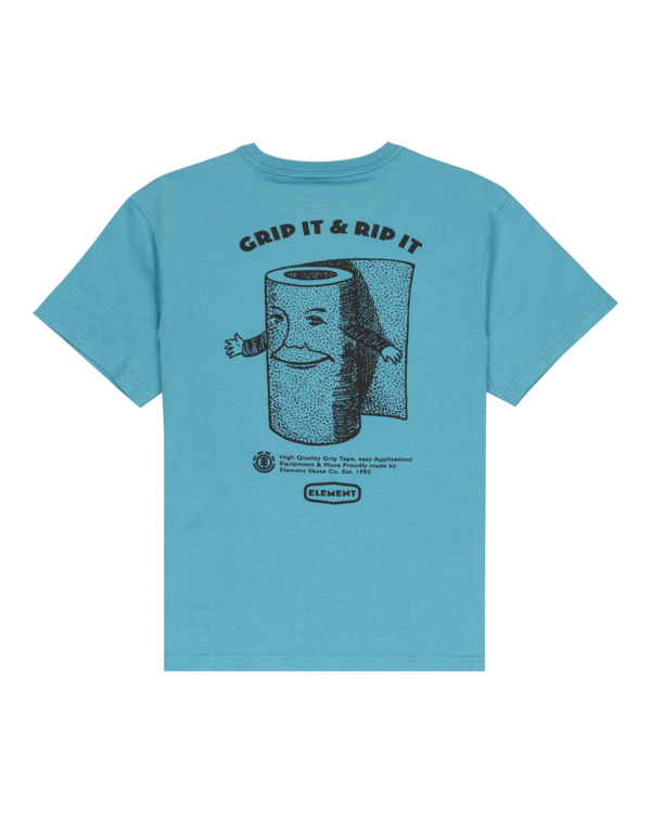 1 Grip It Y - T-Shirt für Jungen 8-16 Blau ELBZT00263 Element