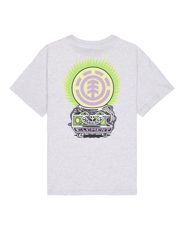 1 Fortune - T-Shirt &agrave; manches courtes pour Gar&ccedil;on 8-16 ans Gris ELBZT00272 Element