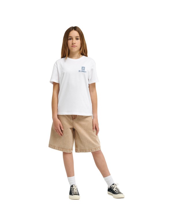 3 Inner Workings - T-Shirt &agrave; manches courtes pour Gar&ccedil;on 8-16 ans Blanc ELBZT00273 Element