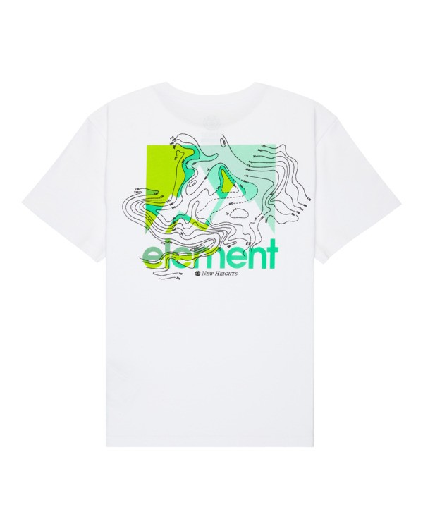 1 New Heights - Short Sleeve T-Shirt for Boys 8-16 White ELBZT00279 Element