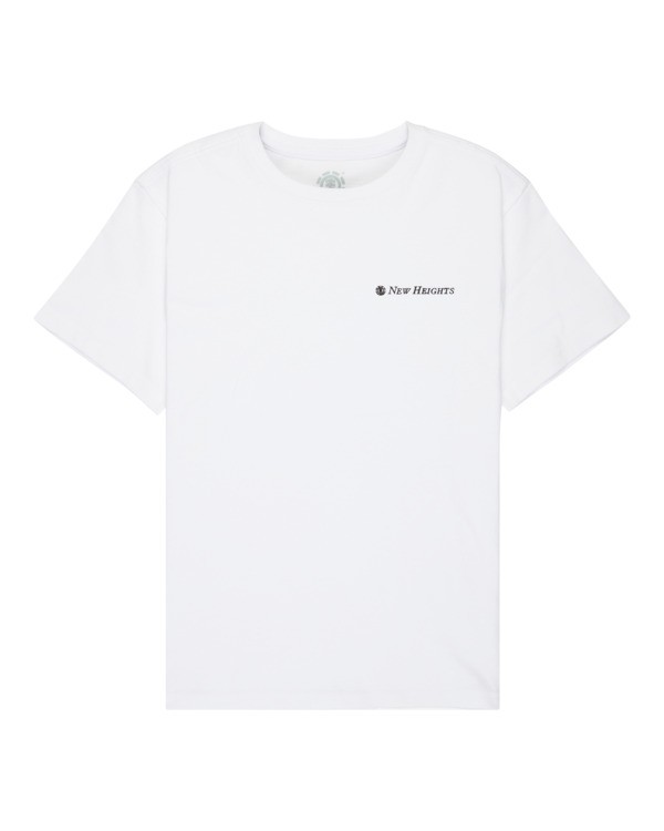 0 New Heights - Short Sleeve T-Shirt for Boys 8-16 White ELBZT00279 Element