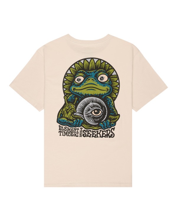 1 Timber The Frog - Maglietta a maniche corte da Ragazzo 8-16 Beige ELBZT00286 Element