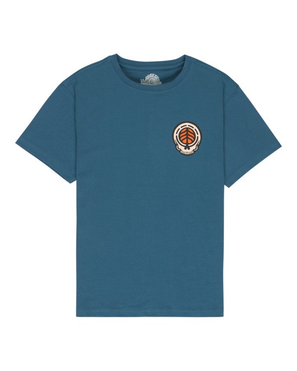 0 Timber Hermit - Short Sleeve T-Shirt for Boys 8-16 Blue ELBZT00287 Element