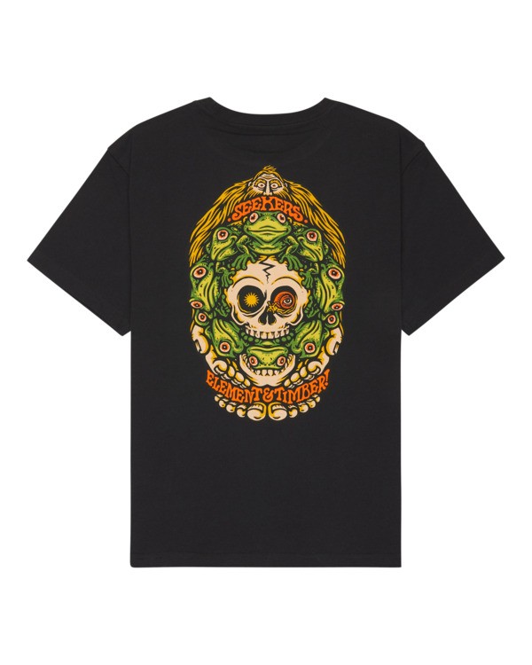 1 Timber Orbit - T-shirt met korte mouwen voor Jongens 8-16 Black ELBZT00288 Element