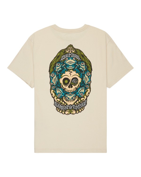 1 Timber Orbit - Short Sleeve T-Shirt for Boys 8-16 Beige ELBZT00288 Element