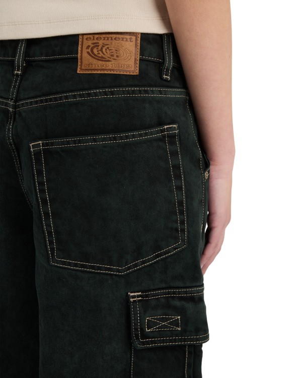 3 Cargo - Vaquero para mujer Negro ELJDP00115 Element