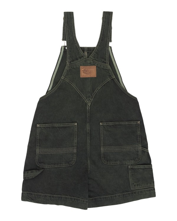 8 Dungaree Wk - Short vaquerocon peto para mujer Negro ELJDS00107 Element